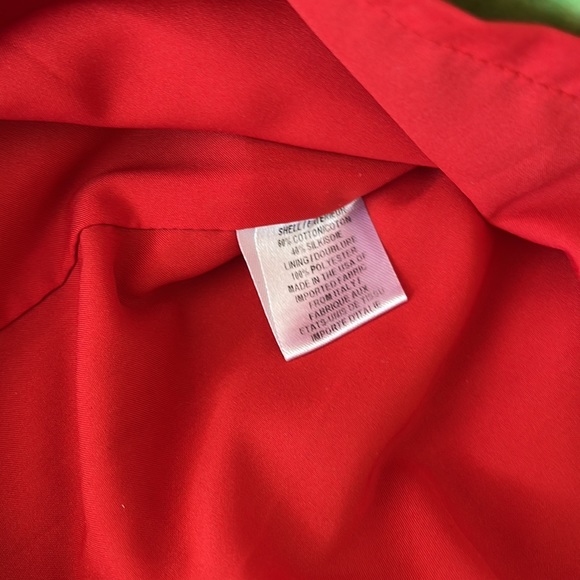 Milly Dress POPPY  Red Green Blue Silk Blend Sheath - Picture 2 of 4